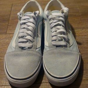 Light blue Van's, women's size 9